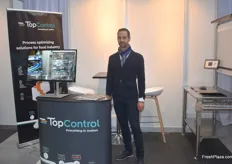 Gianmarco Callegari, hoofd verkoop voor Top Control. Het bedrijf levert automatiseringsoplossingen.